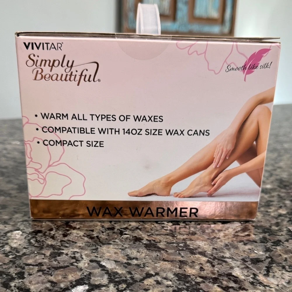 Wax Warmer with Pink Wax Beads vivitar NWT